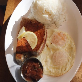 Eggs 'n Things Ko Olina - Ahi and eggs (cajun style) - American Near Me - Kapolei, Hawaii Eggs 'n Things Ko Olina - Ahi and eggs (cajun style) - American Near Me - Kapolei, Hawaii