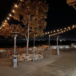 Outdoor patio on water