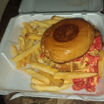 Smack's Chicken Shack - This is the Hoodrat sandwich with a side of fries. - Food Trucks Near Me - San Antonio, Texas Smack's Chicken Shack - This is the Hoodrat sandwich with a side of fries. - Food Trucks Near Me - San Antonio, Texas