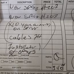 "10 year warranty" receipt "10 year warranty" receipt