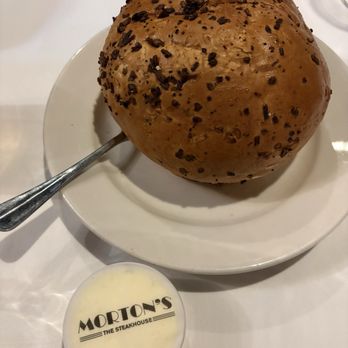 Morton's The Steakhouse - Warm bread Egg & Onion Loaf - Steakhouses Near Me - Reston, Virginia