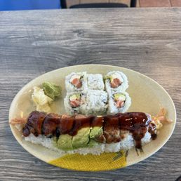 Philadelphia Roll + Dragon Roll