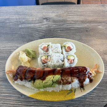 EE Sushi - Philadelphia Roll + Dragon Roll - Sushi Bars Near Me - San Jose, California
