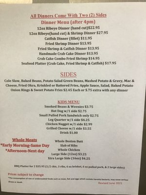 Menu photo 3 Reeal Barbeque Blackshear, GA