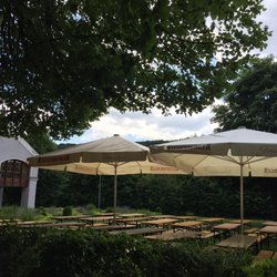Riedenburger Brauhaus Michael Krieger - ... ein gemütlicher, einladender Biergarten ...