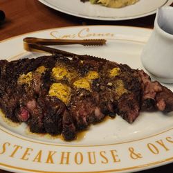 Sims Corner Steakhouse & Oyster Bar - Ribeye 14oz