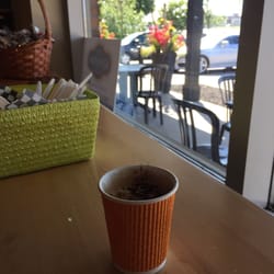 Victoria Street Market - Enjoying a great latte at the Victoria Street Market.