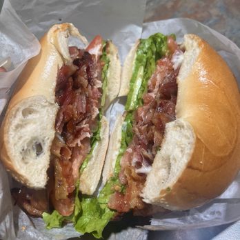 Maya Bagel Express - BLT on a Plain Bagel - Bagels Near Me - Louisville, Kentucky Maya Bagel Express - BLT on a Plain Bagel - Bagels Near Me - Louisville, Kentucky