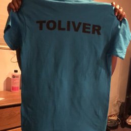 Back of shirt