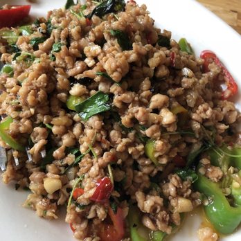 Ayada Thai - Ground spicy chicken basil - Thai Near Me - Elmhurst, New York Ayada Thai - Ground spicy chicken basil - Thai Near Me - Elmhurst, New York