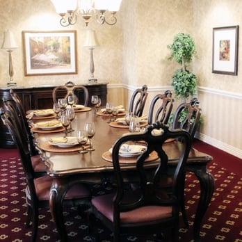 Prestige Senior Living - Families enjoy sharing special occasions in one of the Private Dining Rooms. - Retirement Homes Near Me - Manteca, California Prestige Senior Living - Families enjoy sharing special occasions in one of the Private Dining Rooms. - Retirement Homes Near Me - Manteca, California