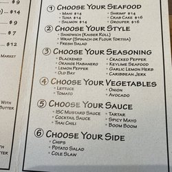 Indialantic Seafood Company - Sandwiches, salads or wraps.