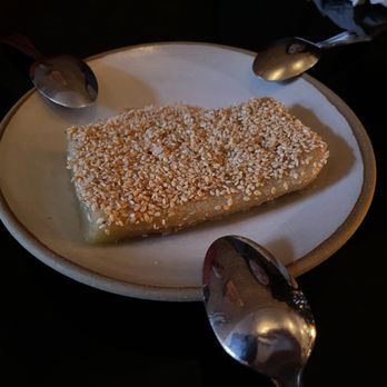 Sunn’s - Sesame Mochi Cake - Wine Bars Near Me - New York, New York