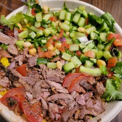 Flame & Skewers - Beef Shawarma Bowl