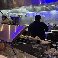 Sweetwater Oyster Bar - In on the kitchen action