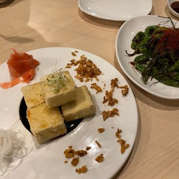 Sensei Asian Bistro - Agedashi tofu was served incorrectly, and shishito pepper was not very well paired with its garnish and sauce. - Asian Fusion Near Me - Gainesville, Florida Sensei Asian Bistro - Agedashi tofu was served incorrectly, and shishito pepper was not very well paired with its garnish and sauce. - Asian Fusion Near Me - Gainesville, Florida