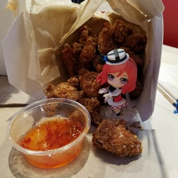 Guiltea Cravings - Popcorn chicken w sweet n sour sauce - Coffee & Tea Near Me - San Diego, California