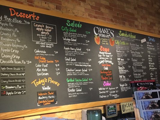Menu photo 1 Crane's in the City Holland, MI