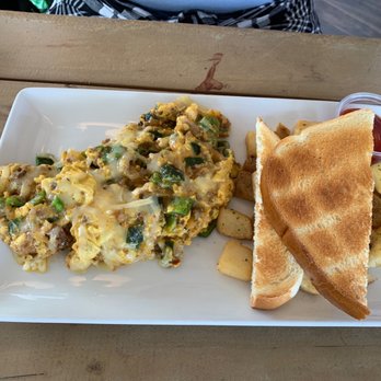 Rustic Root - Chorizo scramble - Cocktail Bars Near Me - San Diego, California Rustic Root - Chorizo scramble - Cocktail Bars Near Me - San Diego, California