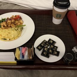 Forager Omelette and Oat Milk Latte