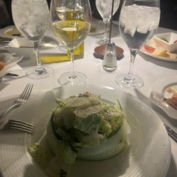 Cesar Salad and Wine Cesar Salad and Wine