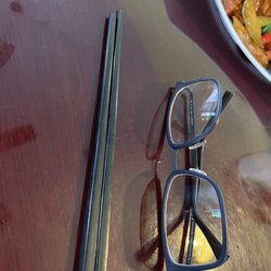 Szechuan House - Chopsticks of course. Not the throw away ones.