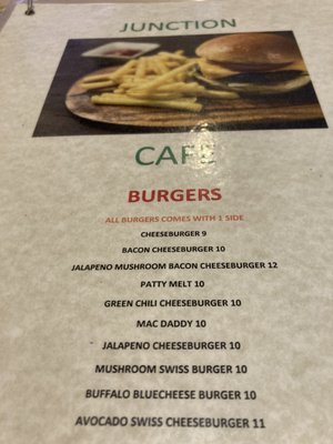 Menu photo 4 Junction Cafe Bertram, TX