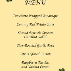 Switchback Kitchen - Holiday Dinner Party Menu inspired by Christmas Carol