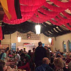 German American Society of Tulsa- - The main hall of Germanfest