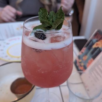 Elvira - Mentuccia Spritz - Blackberry, Lime, and Mint - Italian Near Me - San Diego, California