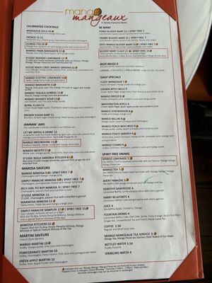 Menu photo 4 Mango Mangeaux Hampton, VA Menu photo 4 Mango Mangeaux Hampton, VA