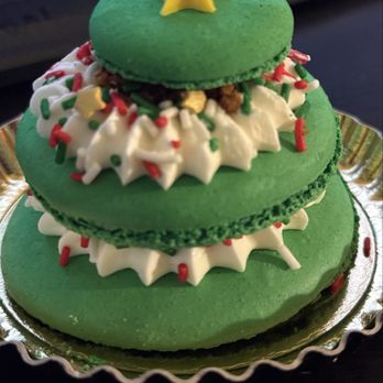Jolly Holiday Bakery Cafe - Christmas tree macaron - Bakeries Near Me - Anaheim, California