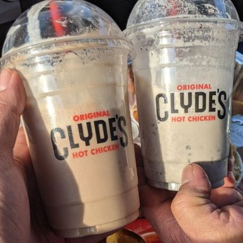 Clyde's Hot Chicken - Chocolate and Oreo shake - Chicken Shop Near Me - Fullerton, California Clyde's Hot Chicken - Chocolate and Oreo shake - Chicken Shop Near Me - Fullerton, California
