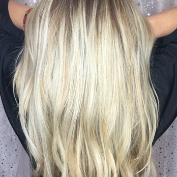 Grey Blending Using Highlights Lowlights Ex Rose Gold Highlights