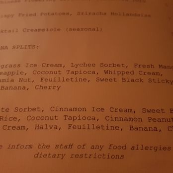 Foreign National - The lemongrass ice cream banana split!! - Cocktail Bars Near Me - Seattle, Washington