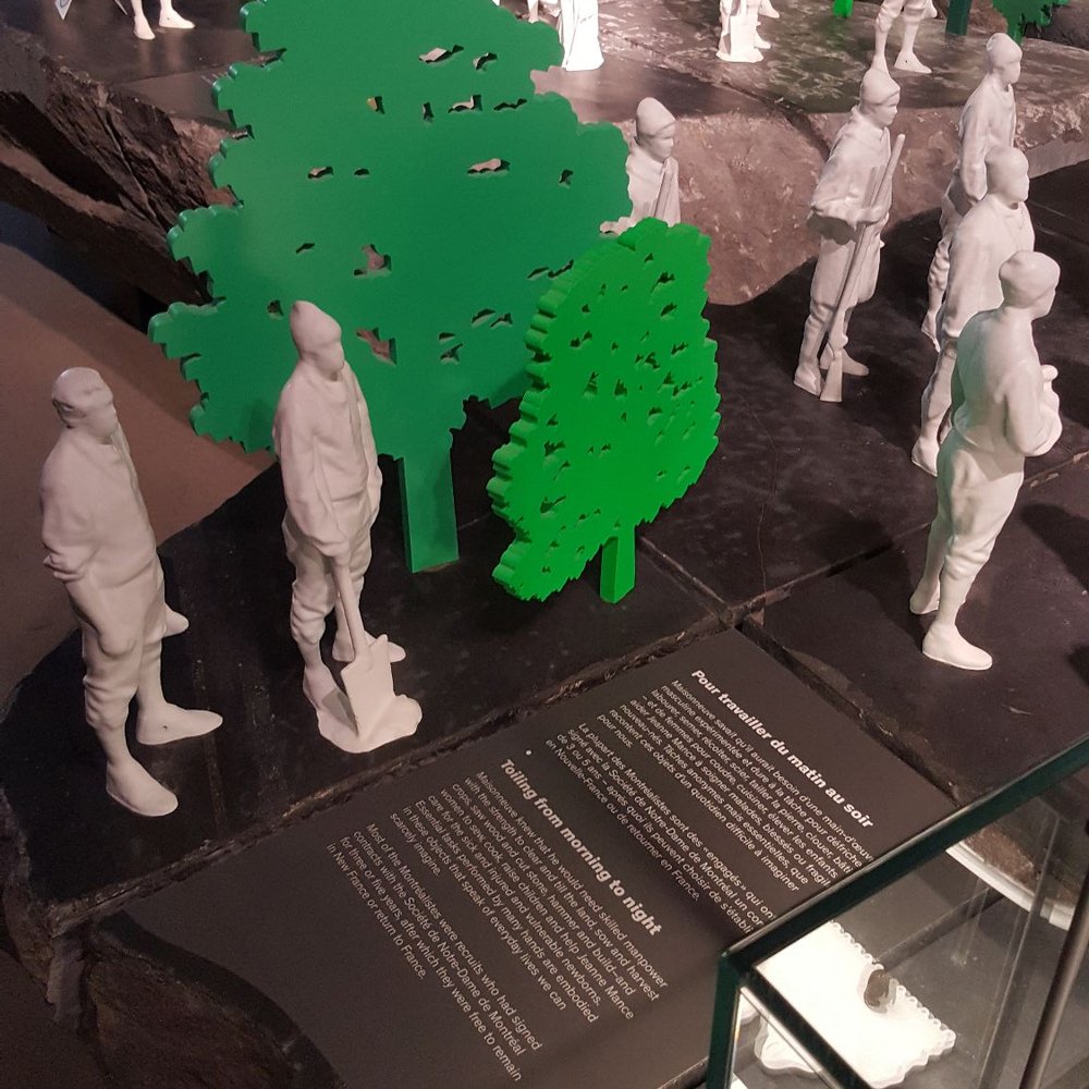 Pointe-à-Callière - Figures of early settlers/citizens - Museums Near Me - Montreal, Quebec Pointe-à-Callière - Figures of early settlers/citizens - Museums Near Me - Montreal, Quebec