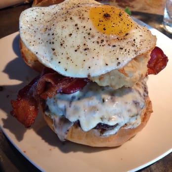 Flip Side - Mikey Burger with a added egg - Delicious! - Burgers Near Me - Columbus, Ohio