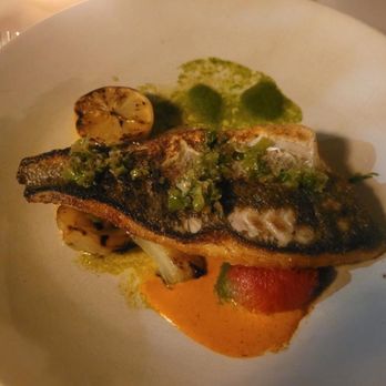 Glass & Vine - CRISPY BRANZINO - New American Near Me - Miami, Florida Glass & Vine - CRISPY BRANZINO - New American Near Me - Miami, Florida