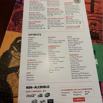 Razzoo's Cajun Cafe - Cocktail menu - Cajun/Creole Near Me - Arlington, Texas
