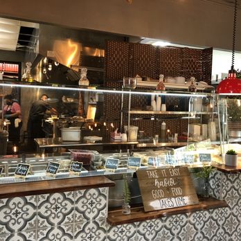 Mazra - Mezza bar, with kitchen behind. - Middle Eastern Near Me - San Bruno, California Mazra - Mezza bar, with kitchen behind. - Middle Eastern Near Me - San Bruno, California
