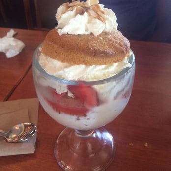Hugo's - Our strawberry shortcake .... Soooooo good!!! Could use a bit more sauce but still delicious and perfect for sharing :) - Breakfast & Brunch Near Me - Studio City, California Hugo's - Our strawberry shortcake .... Soooooo good!!! Could use a bit more sauce but still delicious and perfect for sharing :) - Breakfast & Brunch Near Me - Studio City, California