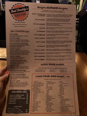 Menu photo 4 Bad Daddy's Burger Bar Raleigh, NC Menu photo 4 Bad Daddy's Burger Bar Raleigh, NC