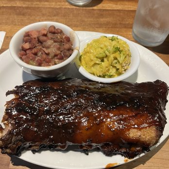 Cheddar's Scratch Kitchen - Fall-Off-The-Plate Baby Back Ribs half rack, Broccoli Cheese Casserole, Red Beans & Rice - American Near Me - Orlando, Florida Cheddar's Scratch Kitchen - Fall-Off-The-Plate Baby Back Ribs half rack, Broccoli Cheese Casserole, Red Beans & Rice - American Near Me - Orlando, Florida