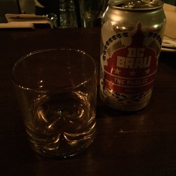 Boundary Stone - I do like places with brau public ale cans - New American Near Me - Washington, DC, District of Columbia