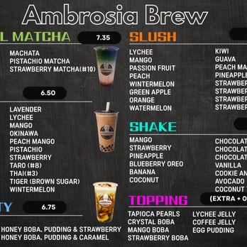 Ambrosia Brew - Coffee & Tea Near Me - Garden Grove, California