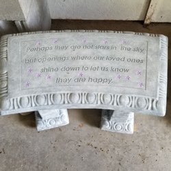One of a Find Creations - Memorial / REMEMBRANCE benches