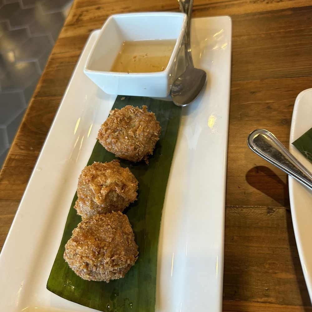 Sukhumvit 77 - Shrimp cake. There were 5, but I forgot to take the picture before I dove in lol - Thai Near Me - Live Oak, Texas Sukhumvit 77 - Shrimp cake. There were 5, but I forgot to take the picture before I dove in lol - Thai Near Me - Live Oak, Texas