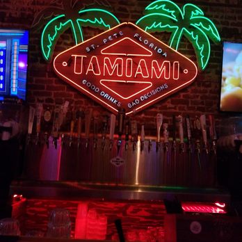 The Tamiami - a neon sign in a bar - Bars Near Me - Saint Petersburg, Florida The Tamiami - a neon sign in a bar - Bars Near Me - Saint Petersburg, Florida