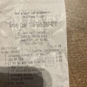 Taco Bell - Fast Food Near Me - Radcliff, Kentucky