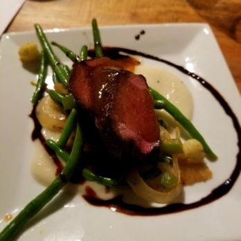 R Kitchen - Steak and beans over a cauliflower mash - New American Near Me - Charleston, South Carolina R Kitchen - Steak and beans over a cauliflower mash - New American Near Me - Charleston, South Carolina